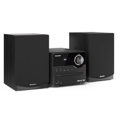 Sharp XL-B512(BK) Mikrosystem Hi-Fi, CD/FM/USB/Bluetooth v5.0, 45W, czarny Sharp | Mikrosystem Hi-Fi | XL-B512(BK) | Gniazdo USB