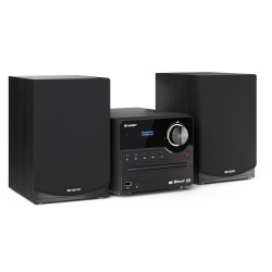 Sharp XL-B517D(BK) Mikrosystem Hi-Fi, CD/FM/USB/Bluetooth v5.0, Wejście Aux, 45W, Czarny Sharp | Mikrosystem Hi-Fi |