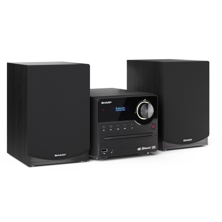 Sharp XL-B517D(BK) Mikrosystem Hi-Fi, CD/FM/USB/Bluetooth v5.0, Wejście Aux, 45W, Czarny Sharp | Mikrosystem Hi-Fi |