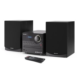 Sharp XL-B517D(BK) Mikrosystem Hi-Fi, CD/FM/USB/Bluetooth v5.0, Wejście Aux, 45W, Czarny Sharp | Mikrosystem Hi-Fi |