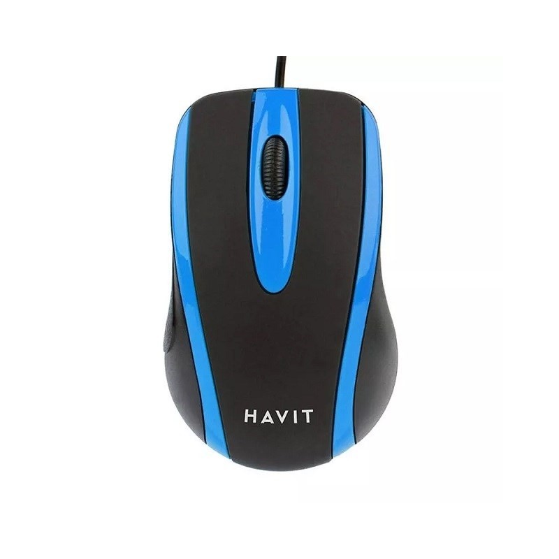 Mysz uniwersalna przewodowa Havit HV-MS753 (czarny/niebieski) Mysz uniwersalna przewodowa Havit HV-MS753 (czarny/niebieski)