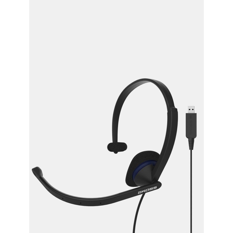 Koss CS195 USB Zestaw słuchawkowy Przewodowa Opaska na głowę Biuro/centrum telefoniczne USB Typu-A Czarny Koss CS195 USB Zestaw słuchawkowy Przewodowa Opaska na głowę Biuro/centrum telefoniczne USB Typu-A Czarny