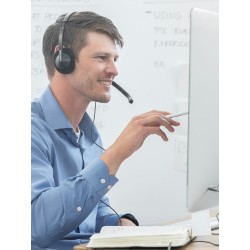 Koss CS195 USB Zestaw słuchawkowy Przewodowa Opaska na głowę Biuro/centrum telefoniczne USB Typu-A Czarny