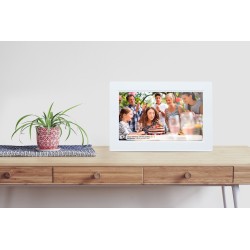 Denver PFF-1015W cyfrowa ramka na zdjęcia Biały 25,6 cm (10.1") Ekran dotykowy Wi-Fi