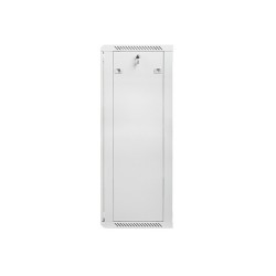 LANBERG SZAFA WISZĄCA 19" 27U 600X450 (DRZWI SZKLANE, SZARA RAL7035)