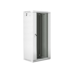 LANBERG SZAFA WISZĄCA 19" 27U 600X450 (DRZWI SZKLANE, SZARA RAL7035)