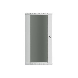 LANBERG SZAFA WISZĄCA 19" 27U 600X450 (DRZWI SZKLANE, SZARA RAL7035)