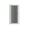 LANBERG SZAFA WISZĄCA 19" 27U 600X450 (DRZWI SZKLANE, SZARA RAL7035)