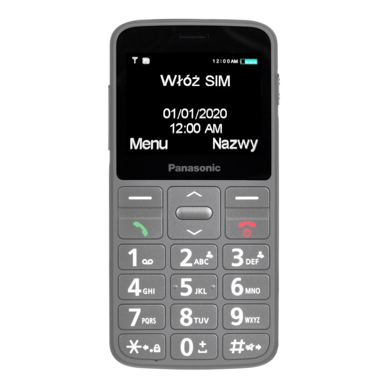 TELEFON KOMÓRKOWY PANASONIC KX-TU160EXG SZARY TELEFON KOMÓRKOWY PANASONIC KX-TU160EXG SZARY