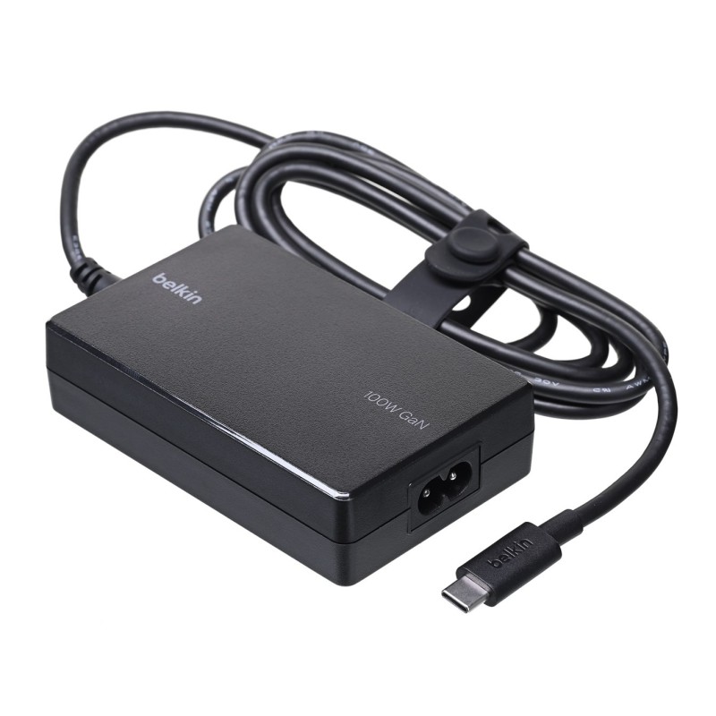 Ładowarka Belkin Connect USB-C Core GaN Power Adapter PD 100W Black Ładowarka Belkin Connect USB-C Core GaN Power Adapter PD 100W Black