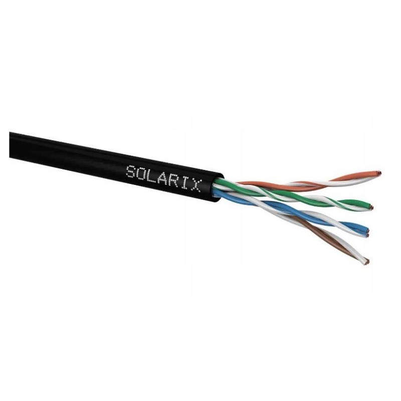Kabel instalacyjny Solarix CAT5E UTP PE FC Kabel instalacyjny Solarix CAT5E UTP PE FC