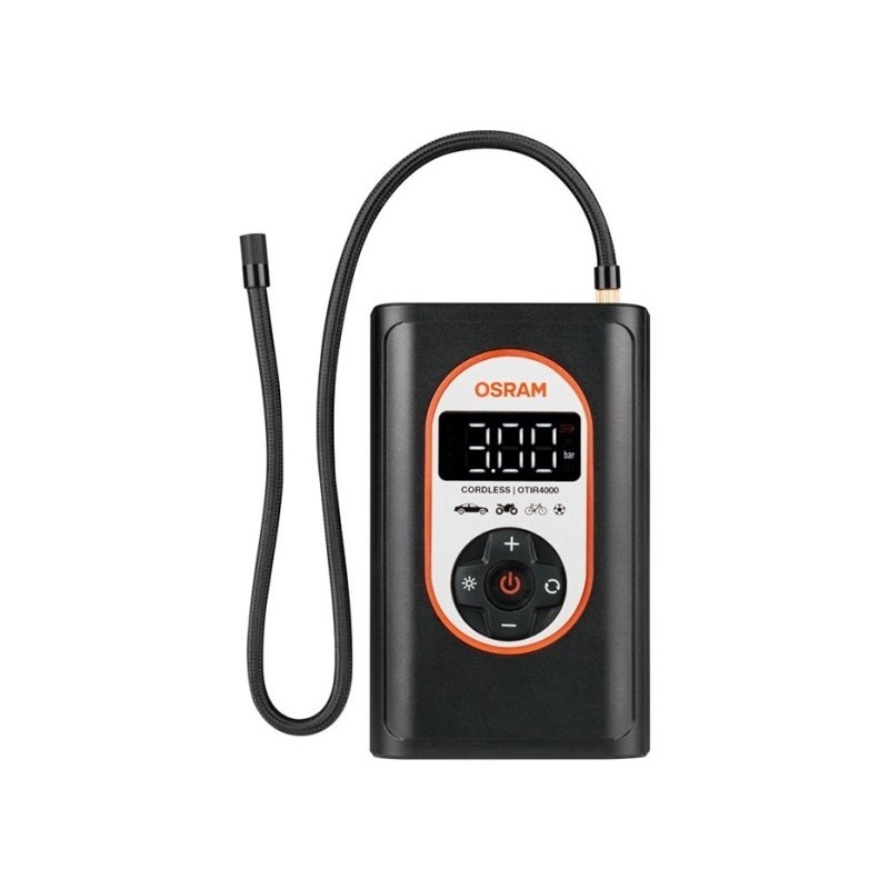 Kompresor 12V, 8,3bar - ładowalna pompka do opon z cyfrowym podświetlanym wyświetlaczem Kompresor 12V, 8,3bar - ładowalna pompka do opon z cyfrowym podświetlanym wyświetlaczem