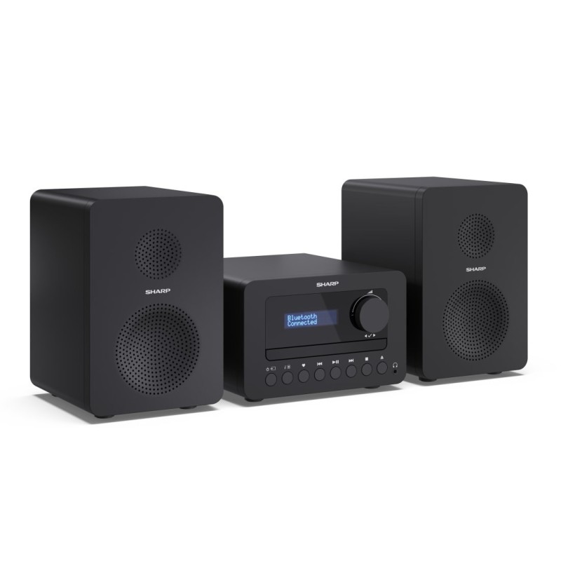 Sharp TOKYO DAB+ HI-FI Micro System System micro domowego audio 40 W Czarny Sharp TOKYO DAB+ HI-FI Micro System System micro domowego audio 40 W Czarny