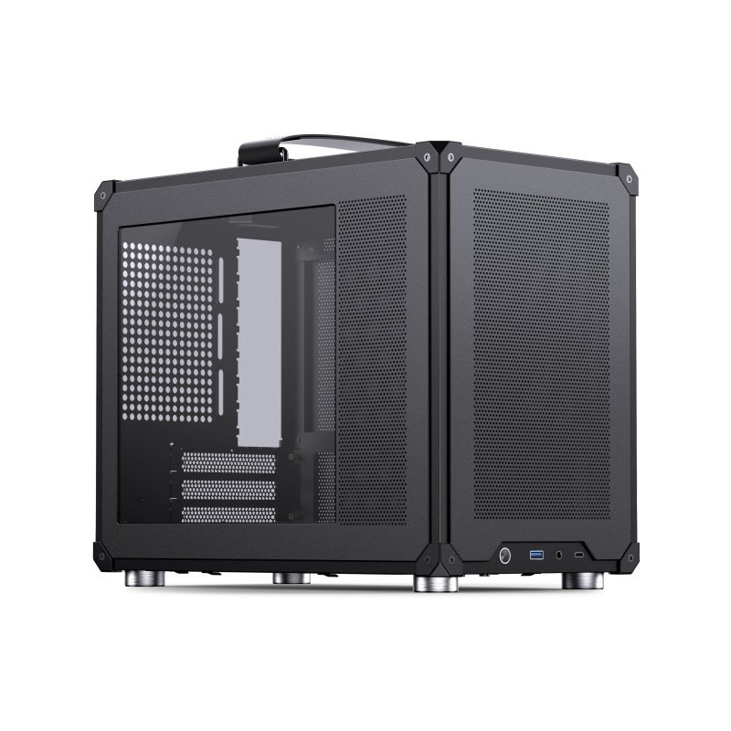 Obudowa PC Jonsbo C6 MAX, Mini Obudowa, Micro-ATX, Szkło Hartowane -
