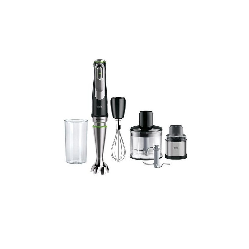 Braun MultiQuick 9 MQ9138XI blender 0,6 l Blender immersyjny 1200 W Czarny, Stal nierdzewna Braun MultiQuick 9 MQ9138XI blender 0,6 l Blender immersyjny 1200 W Czarny, Stal nierdzewna