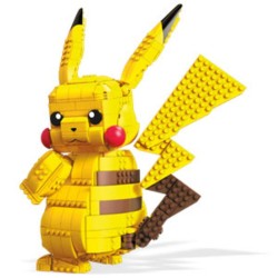 MEGA Pokémon FVK81 akcesorium do zabawek budowlanych Figurka budowlana Żółty