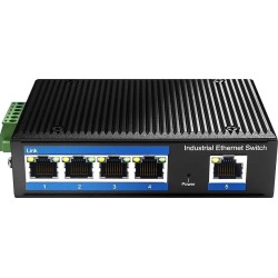 Przełącznik sieciowy/switch Cudy IF1005P (10/100) Czarny