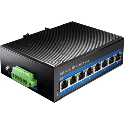 Przełącznik sieciowy/switch Cudy IF1008P (10/100) Czarny
