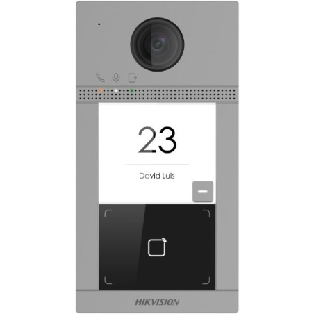 Hikvision DS-KV8113-WME1(C) wideodomofon 2 MP Czarny, Szary