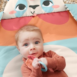 Fisher-Price HKD65 karimata do zabawy/ćwiczeń Tkanina, Plastik Wielobarwny Mata do zabaw dla niemowląt