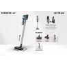 Samsung VS20B75AGR1 Odkurzacz stojący 2 w 1 Bateria Suchy Bez worka 550 W Czarny, Miętowy