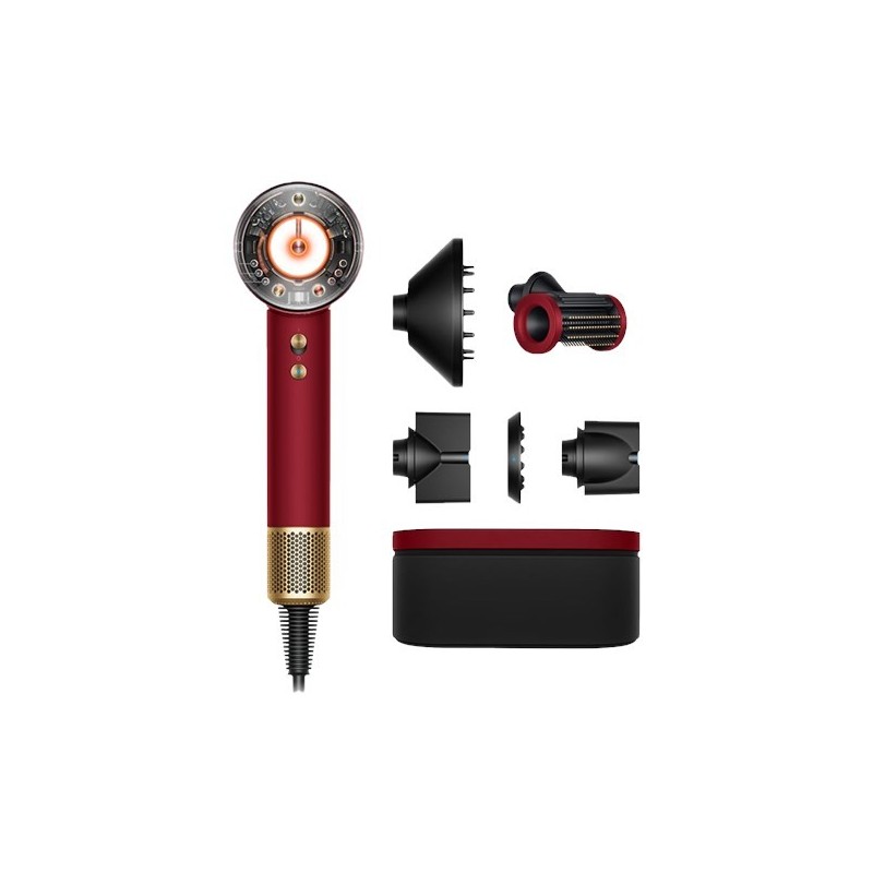 Suszarka do włosów Dyson Supersonic Nural HD16 Velvet Red/Gold, EU | 1600W, 3 tryby szybkości