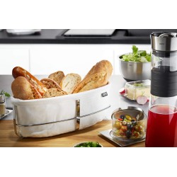 Koszyk na pieczywo owalny biały GEFU BRUNCH G-33661