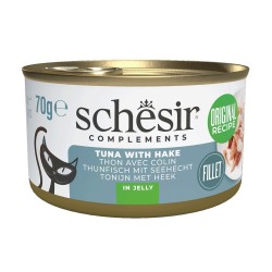 SCHESIR Adult w Galarecie Tuńczyk Morszczuk 70g