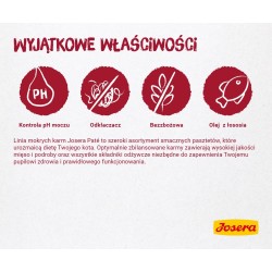 JOSERA Pate gulasz kurczak z wołowiną - mokra karma dla kota - 85 g