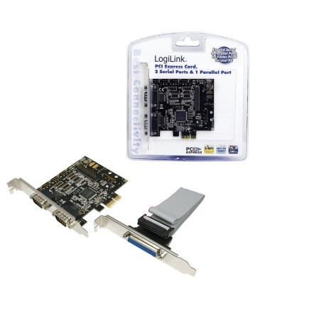 LogiLink PC0033 adapter Wewnętrzny Równoległy, Seryjny