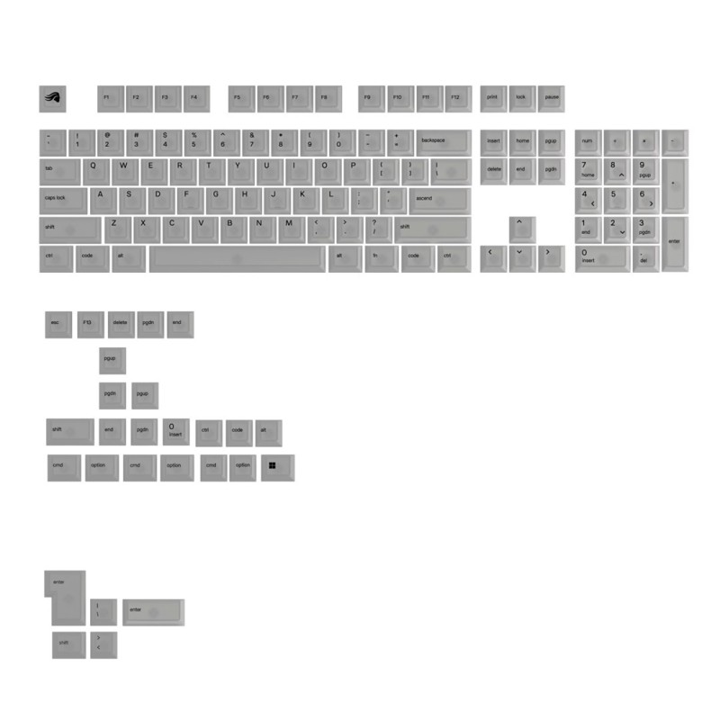 Glorious Gaming GLO-KB-ACC-KC-PC-POLY-US części do urządzeń wejściowych Nakładki na przyciski klawiatury Glorious Gaming GLO-KB-ACC-KC-PC-POLY-US części do urządzeń wejściowych Nakładki na przyciski klawiatury