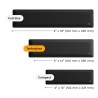 Glorious Gaming GLO-KB-ACC-WR-CLTH-TKL-BLK części do urządzeń wejściowych Keyboard palm rest