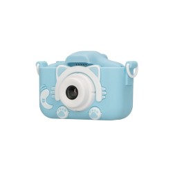 Extralink Aparat cyfrowy Kids Camera H27 Dual Niebieski 1080P 30fps, wyświetlacz 2.0"