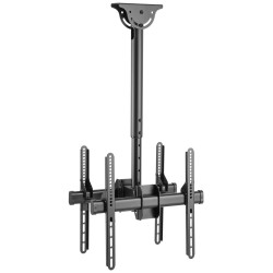 Techly ICA-CPLB 944D uchwyt do tablic informacyjnych 139,7 cm (55") Czarny
