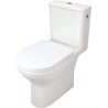 Miska WC kompakt bezkołnierzowa