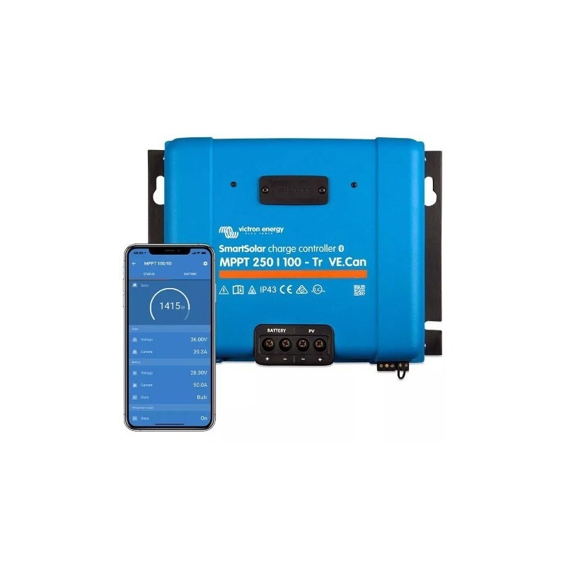 Victron Energy Smart Solar MPPT 250/100-MC4 VE.Can Victron Energy Smart Solar MPPT 250/100-MC4 VE.Can