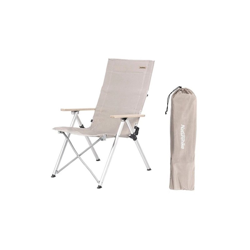 Krzesło turystyczne deck chair nh17t003-y-khaki NATUREHIKE Krzesło turystyczne deck chair nh17t003-y-khaki NATUREHIKE