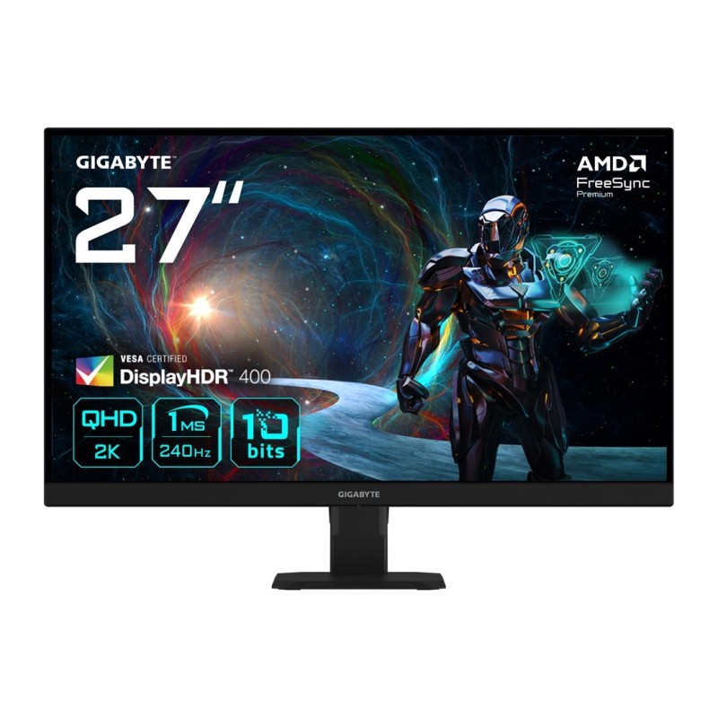 GIGABYTE GS27QXA LED display 68,6 cm (27") 2560 x 1440 px Quad HD Czarny GIGABYTE GS27QXA LED display 68,6 cm (27") 2560 x 1440 px Quad HD Czarny