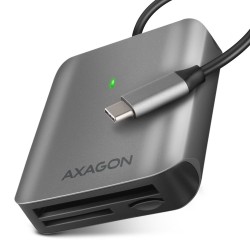 Axagon CRE-S3C czytnik kart USB 3.2 Gen 1 (3.1 Gen 1) Type-C Szary