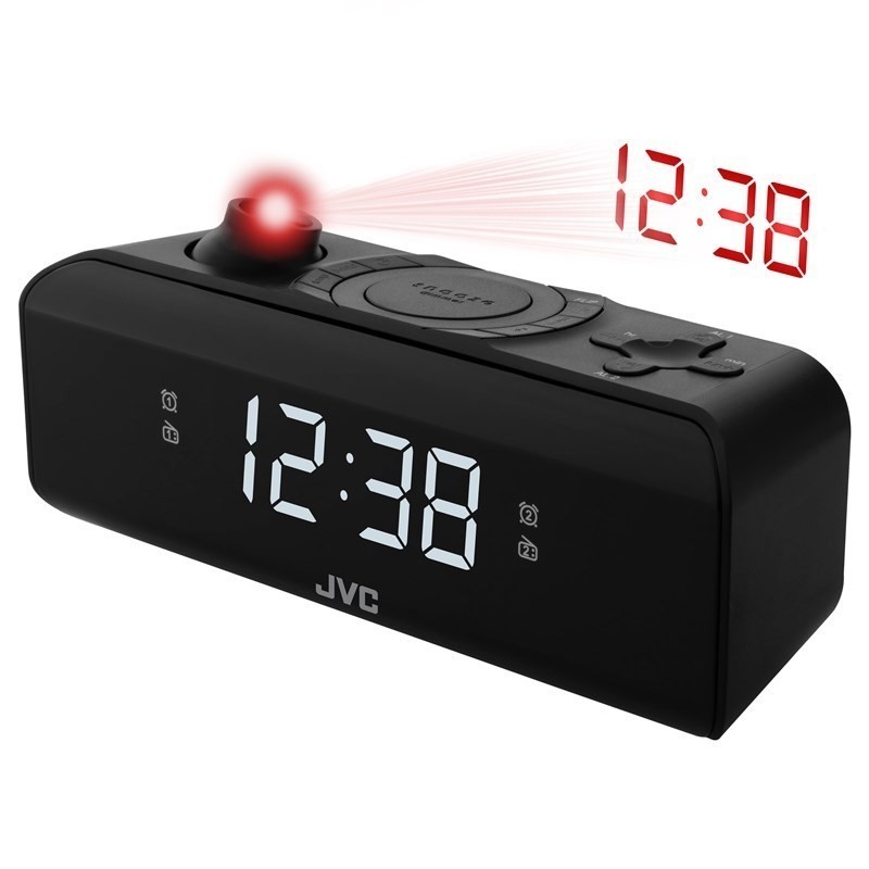 Radiobudzik JVC RA-E211B black Radiobudzik JVC RA-E211B black