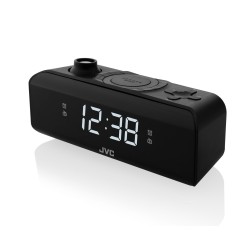 Radiobudzik JVC RA-E211B black