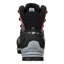 Salewa MTN Trainer Mid GTX Męski Dorosły Ciemnoszary, Szary, Czerwony