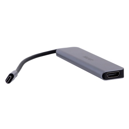 UNITEK HUB USB-C 7W1, HDMI 4K, PD 100W, 5GBPS, ALU