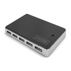 Digitus Hub USB 2.0, 10-portowy