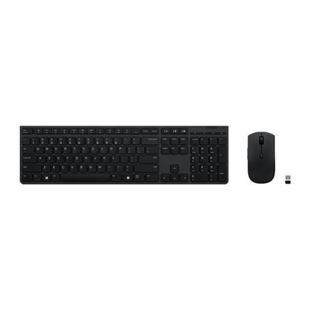 Lenovo | Profesjonalna bezprzewodowa ładowalna klawiatura i mysz combo | Zestaw klawiatury i myszy | Bezprzewodowy | Mysz w