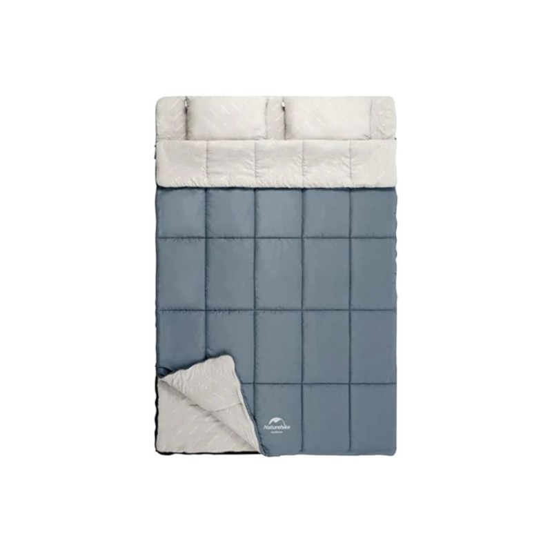 śpiwór double with pillow nh21msd05-shadow blue NATUREHIKE