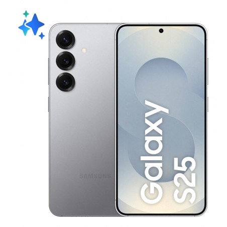 Samsung Galaxy S25 15,8 cm (6.2") Dual SIM Android 15 5G USB Type-C 12 GB 256 GB 4000 mAh Srebrny