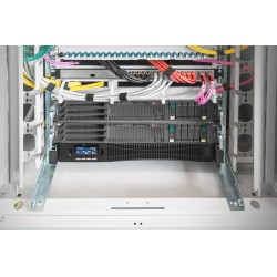 Digitus Zasilacz awaryjny UPS Online Rack 19" LCD, 1500VA/1500W, 3x12V/9Ah, 8xC13, USB, RS232, RJ45