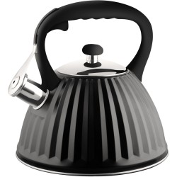 Czajnik 3,0 l, ANTONIO, czarny matowy,czarna rączka