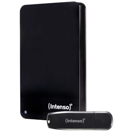 Dysk zewnętrzny 1TB USB3 z pamięcią 64GB USB, kolor czarny, model INTENSO